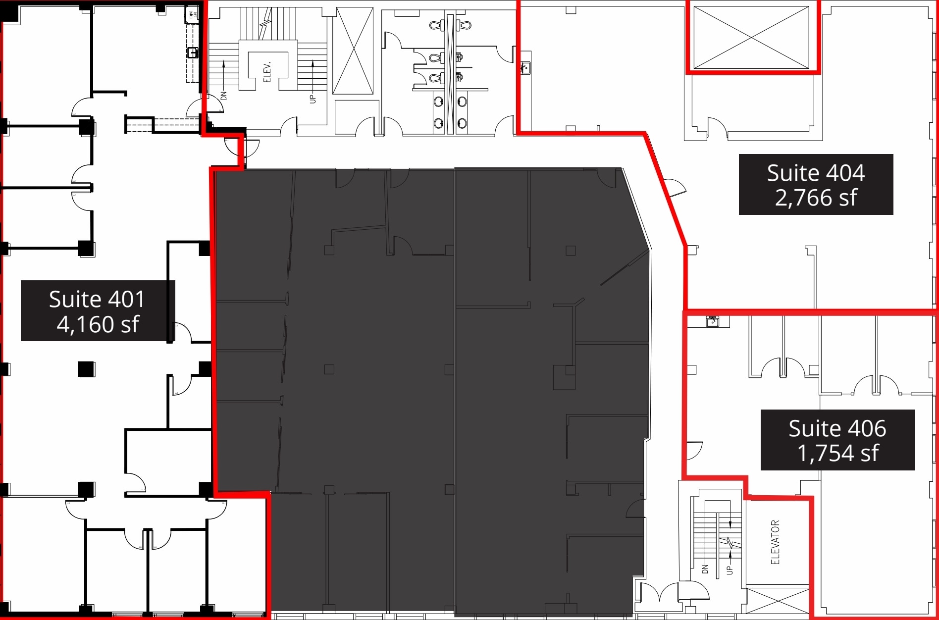 10158-10160 103rd St NW, Edmonton, AB à louer Plan d’étage– Image 1 sur 1