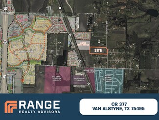 Plus de détails pour CR 377, Van Alstyne, TX - Terrain à vendre