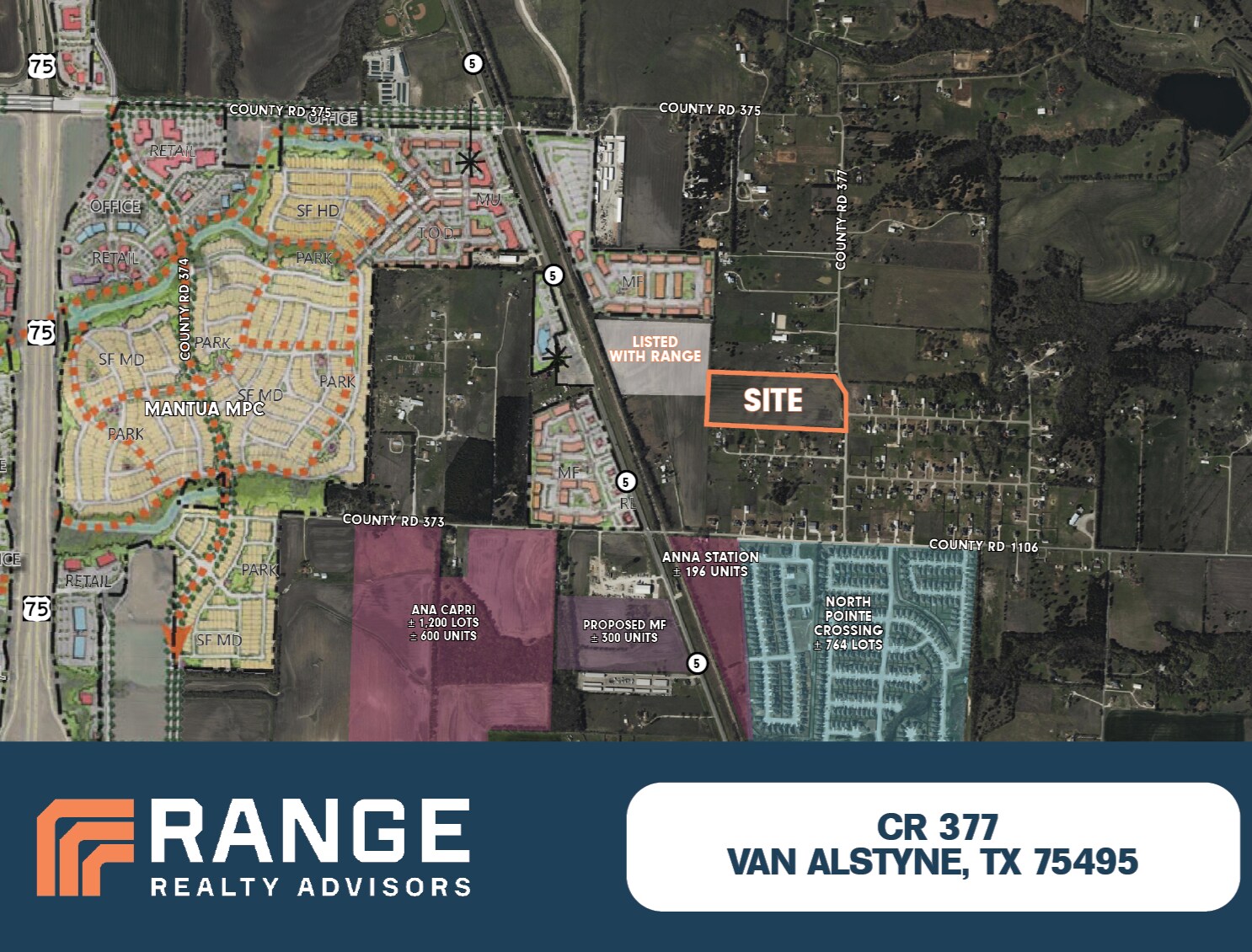 CR 377, Van Alstyne, TX à vendre Photo principale– Image 1 sur 2