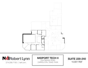 2550 Midway Rd, Carrollton, TX à louer Plan d’étage– Image 2 sur 2