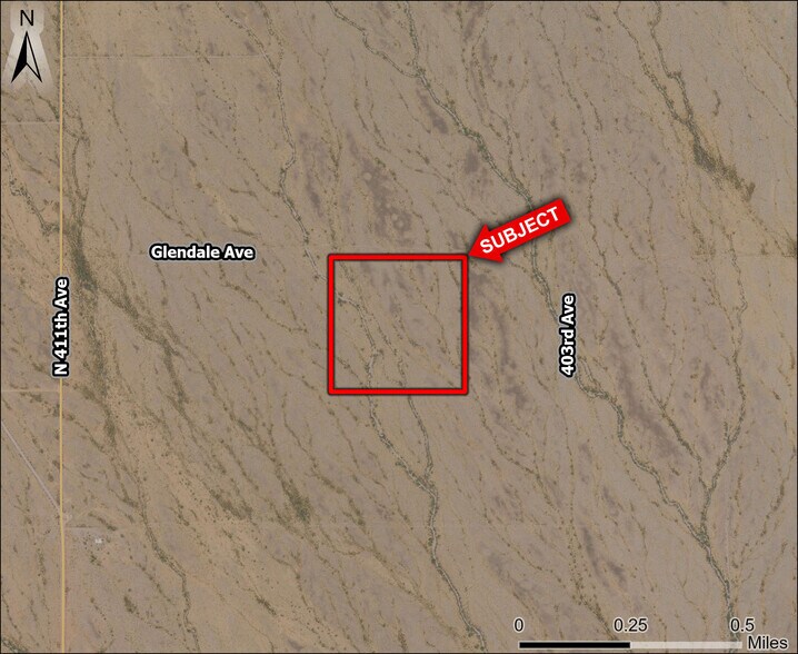 411th Ave & Glendale ave, Tonopah, AZ à vendre - Aérien – Image 1 sur 3