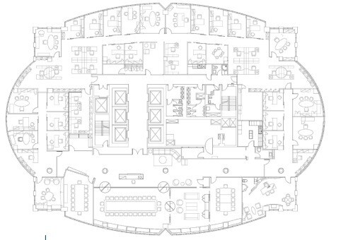 1800 Ave Mcgill Collège, Montréal, QC à louer Plan d’étage– Image 1 sur 1