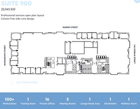 600 California St, San Francisco, CA à louer Plan d’étage– Image 1 sur 1