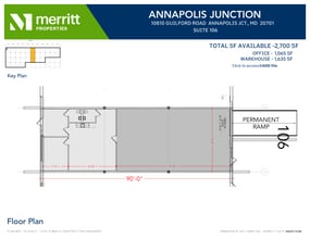 10840 Guilford Rd, Annapolis Junction, MD à louer Plan d’étage– Image 1 sur 1