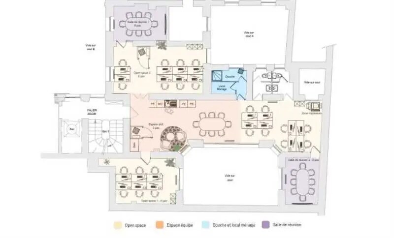 48 Rue Montmartre, Paris à louer - Plan d’étage – Image 2 sur 6
