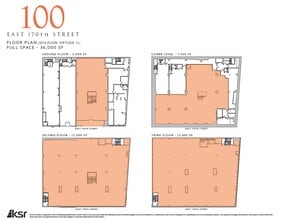 100 E 170th St, Bronx, NY à louer Plan d’étage– Image 2 sur 3