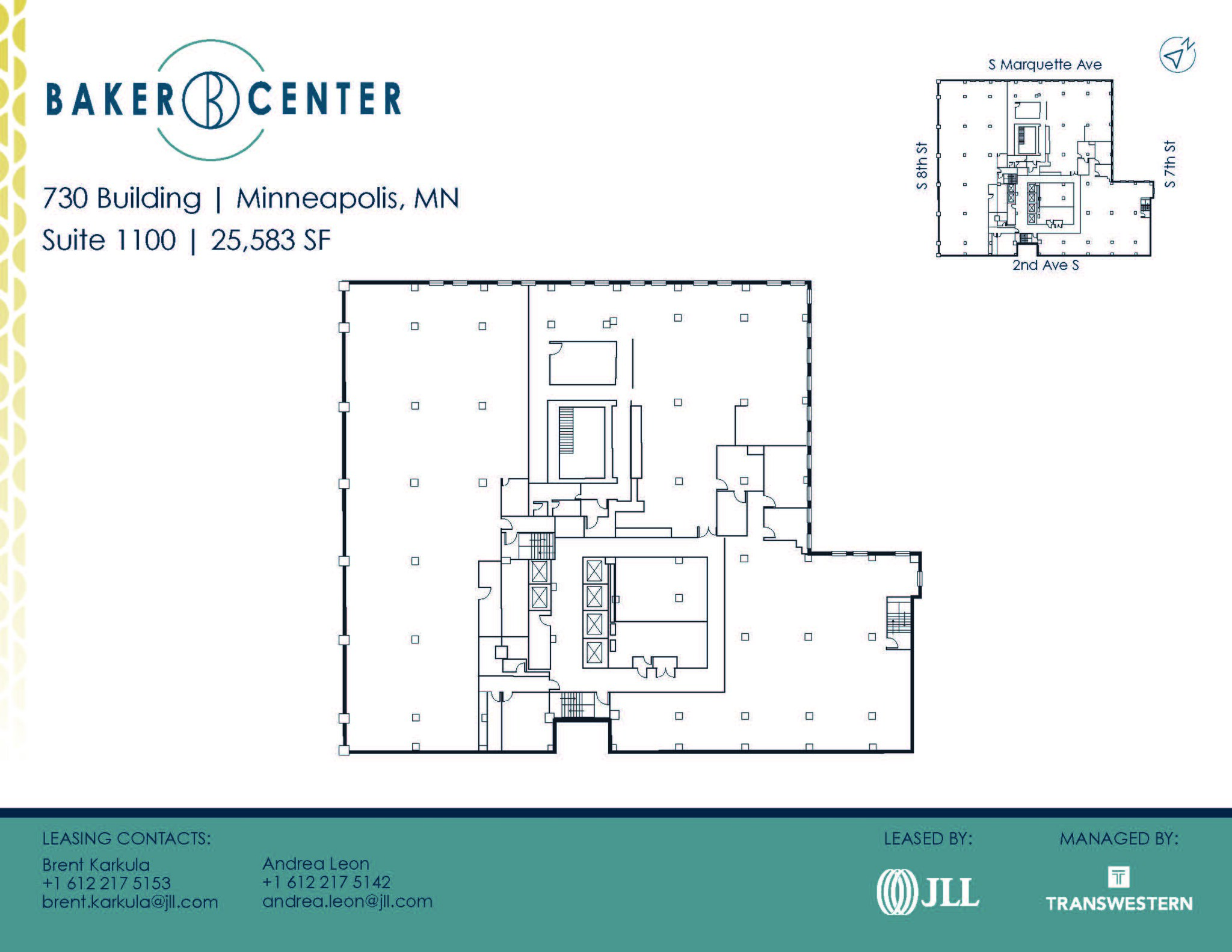 733 Marquette Ave, Minneapolis, MN à louer Plan d’étage– Image 1 sur 1