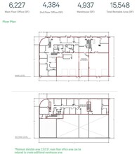 3950 12th St NE, Calgary, AB à louer Plan d’étage– Image 1 sur 1