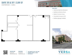 2250 Point Blvd, Elgin, IL à louer Plan d’étage– Image 2 sur 2