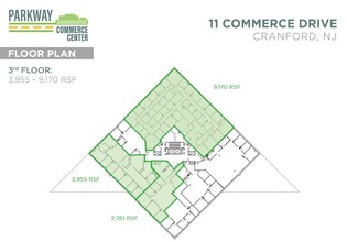 20 Commerce Dr, Cranford, NJ à louer Plan d’étage– Image 1 sur 1