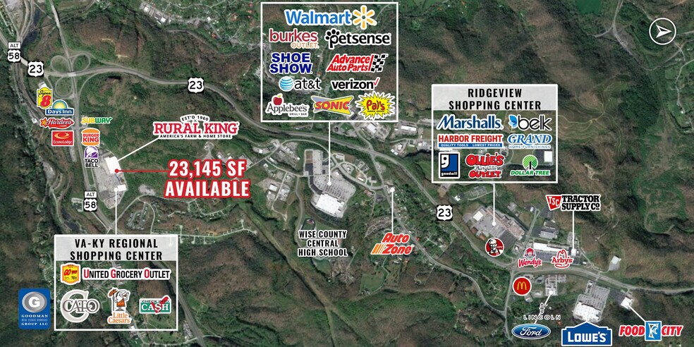 640-700 Hwy 58 E, Norton, VA à louer - Photo de l’immeuble – Image 2 sur 4