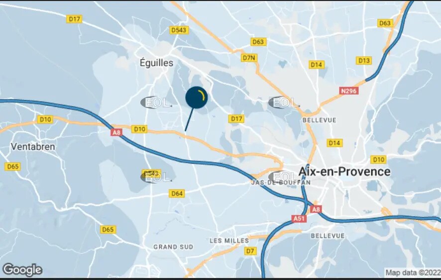 Bureau dans Éguilles à louer Plan d’étage– Image 1 sur 4