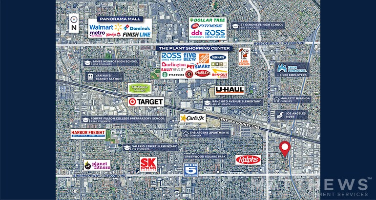 7342 Ventura Canyon Ave, Van Nuys, CA à vendre - Photo de l’immeuble – Image 3 sur 3
