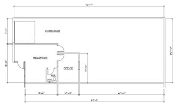 1325 Whitlock Ln, Carrollton, TX à louer Plan d’étage– Image 1 sur 1