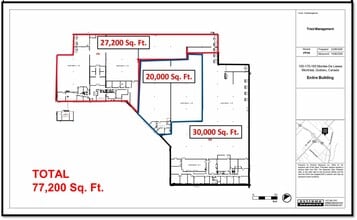 165-185 Montée de Liesse, Montréal, QC à louer Plan d’étage– Image 1 sur 3