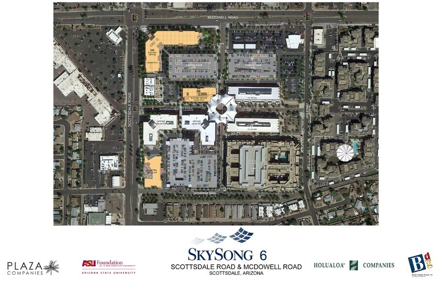 SEC Scottsdale & McDowell Rd, Scottsdale, AZ à louer - Plan de site – Image 2 sur 2