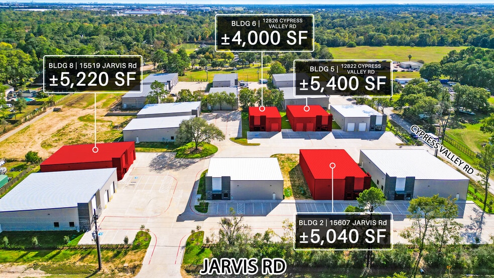 15615 Jarvis Rd, Cypress, TX à louer - Aérien – Image 3 sur 16