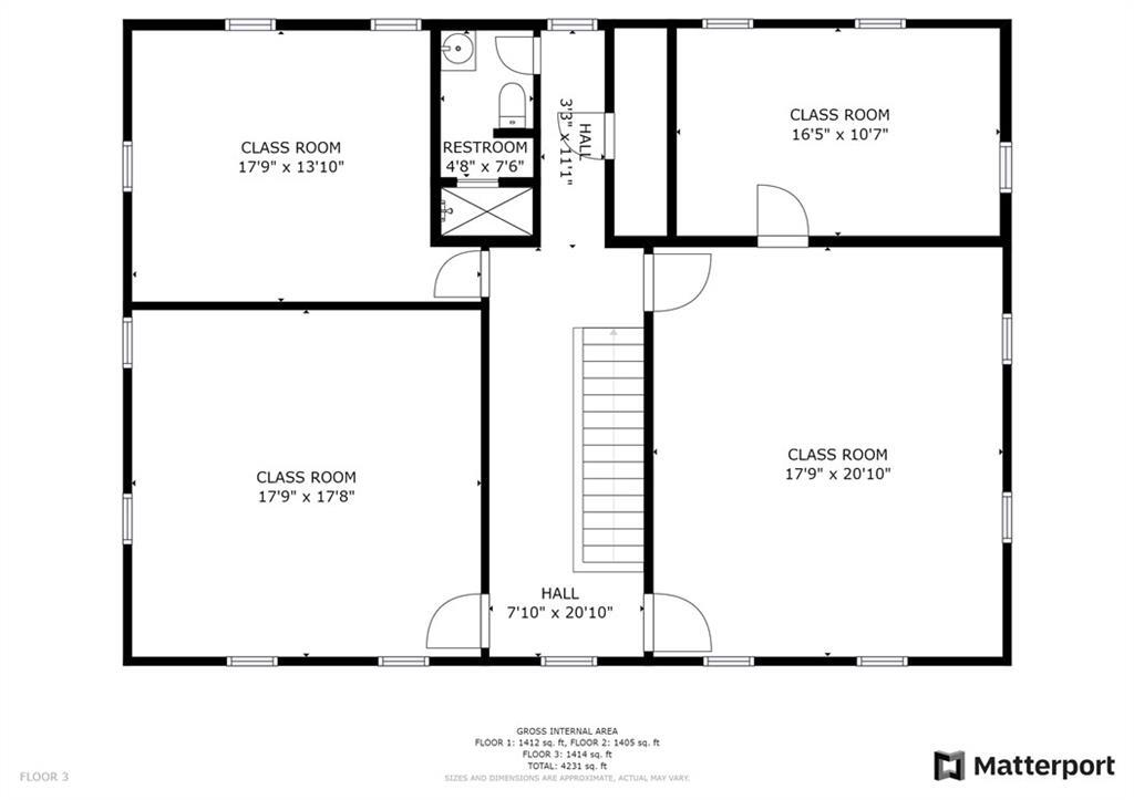 575 Colonial Park Dr, Roswell, GA à louer Plan d’étage– Image 1 sur 1