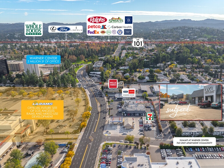 6021 Topanga Canyon Blvd, Woodland Hills, CA à louer - Aérien – Image 2 sur 6