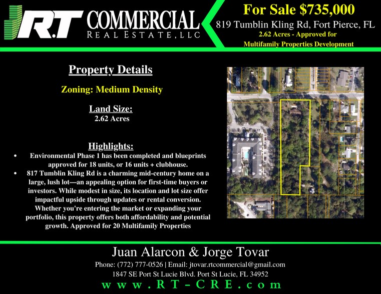 819 Tumblin Kling Rd, Fort Pierce, FL à vendre - Photo de l’immeuble – Image 3 sur 6