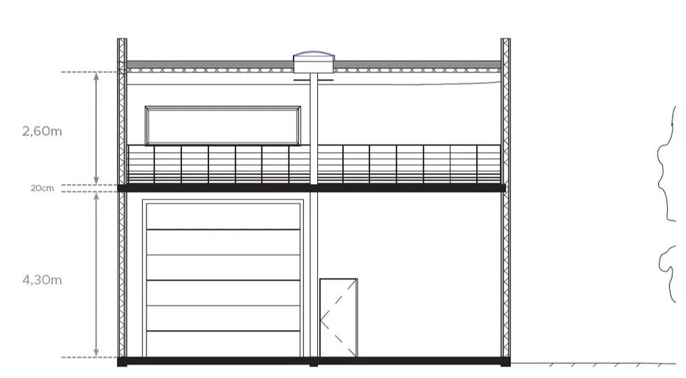215 Rue Louis Delage, Perpignan à louer - Plan d’étage – Image 2 sur 3