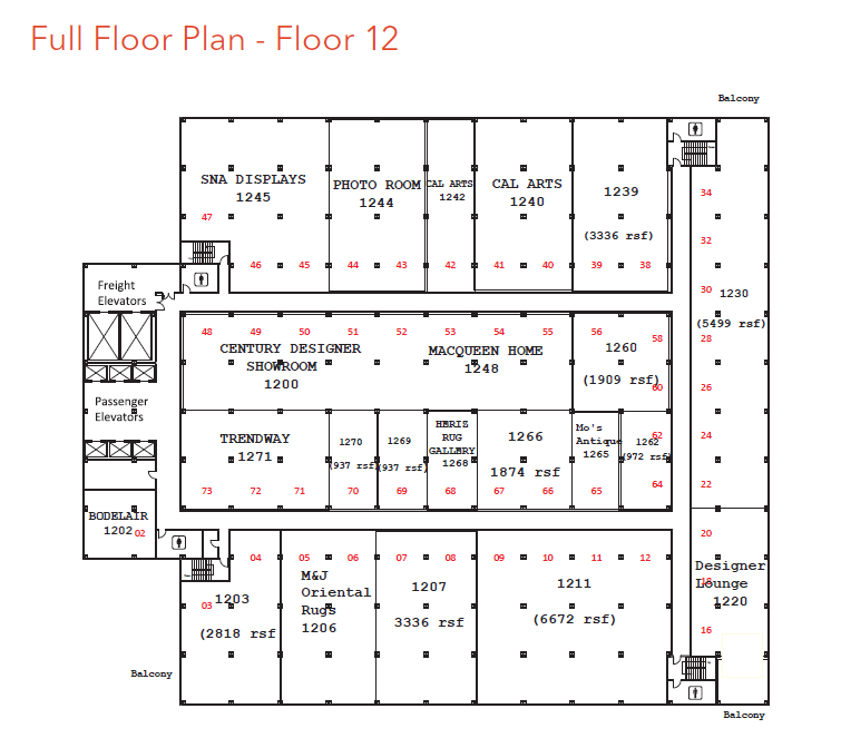 1933 S Broadway, Los Angeles, CA à louer Plan d’étage– Image 1 sur 1