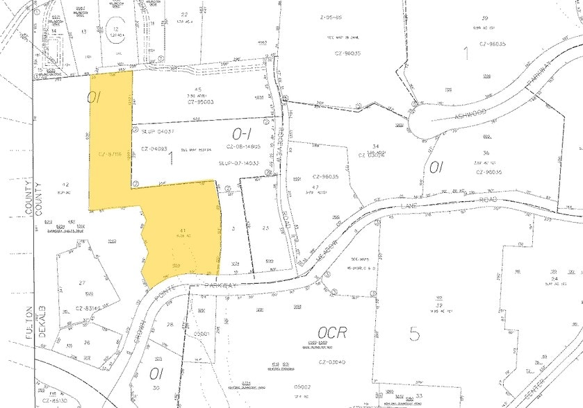 1050 Crown Pointe Pkwy, Atlanta, GA à louer - Plan cadastral – Image 2 sur 38