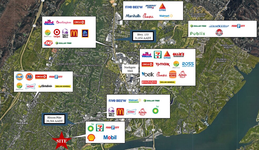 3405 Hixson Pike, Chattanooga, TN à louer - Photo de l’immeuble – Image 2 sur 2