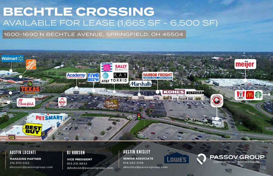 1601-1705 N Bechtle Ave, Springfield, OH à louer - Photo principale – Image 1 sur 5