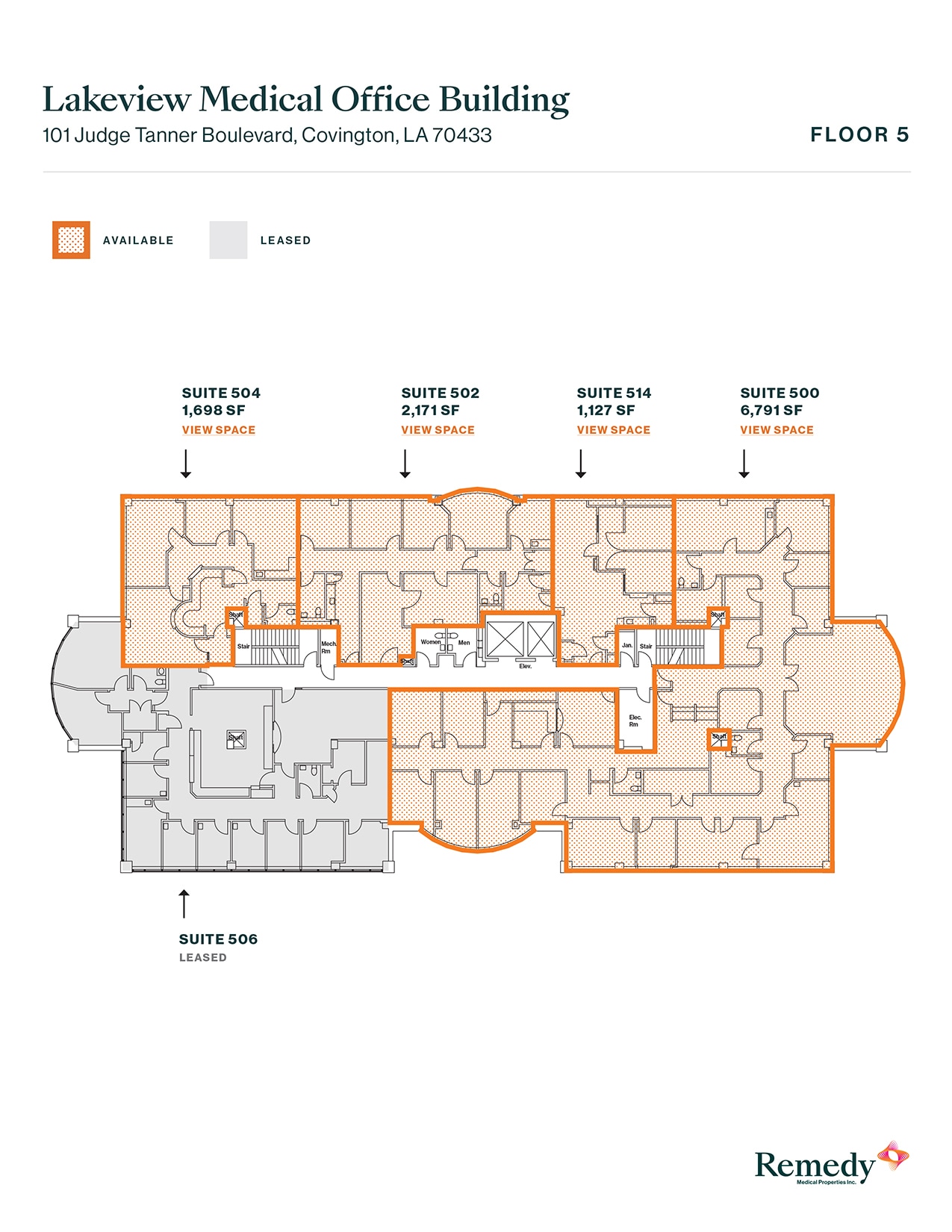 101 Judge Tanner Blvd, Covington, LA à louer Plan d’étage– Image 1 sur 1