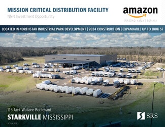 Plus de détails pour 115 Jack Wallace Blvd, Starkville, MS - Industriel/Logistique à vendre
