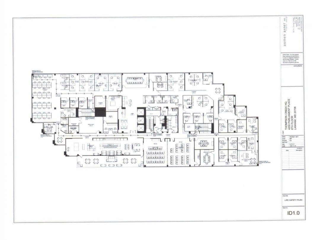 4200 Parliament Pl, Lanham, MD à louer Plan d’étage– Image 1 sur 1