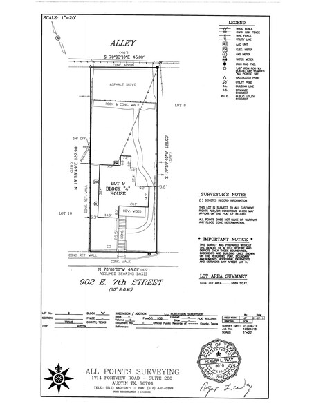 902 E 7th St, Austin, TX à louer - Plan de site – Image 3 sur 35