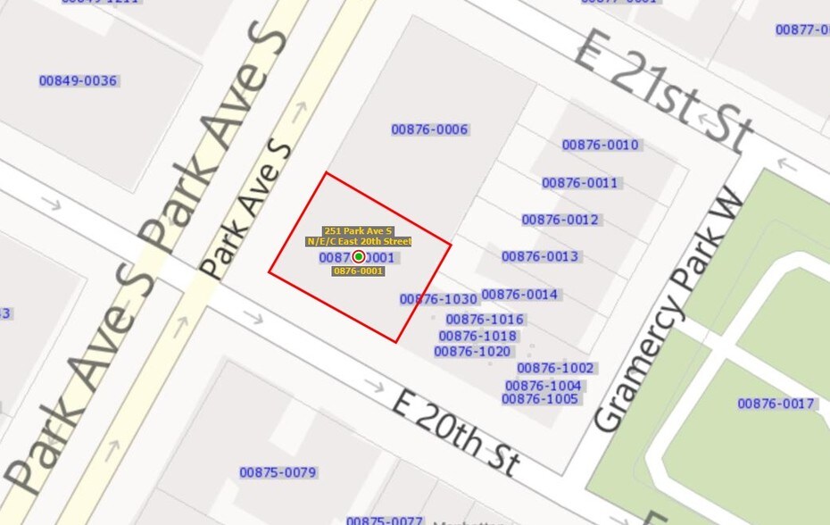 251 Park Ave S, New York, NY à louer - Plan cadastral – Image 2 sur 9