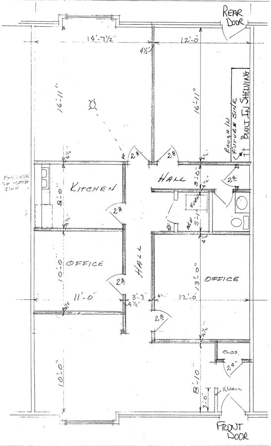 10835-10845 Bluegrass Pky, Louisville, KY 40299 - Lot 10839 -  - Plan d’étage - Image 1 of 6