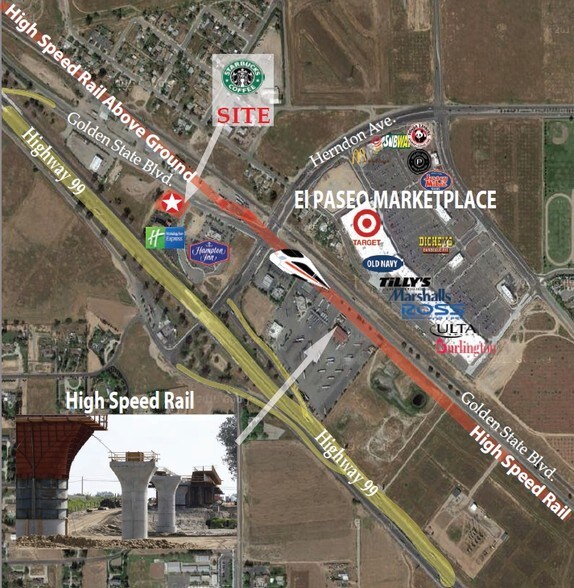 6893 N Golden State Blvd, Fresno, CA à louer - Photo de l’immeuble – Image 3 sur 5