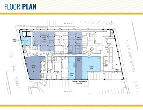 1501 St Paul St, Baltimore, MD à louer Plan d’étage– Image 1 sur 1