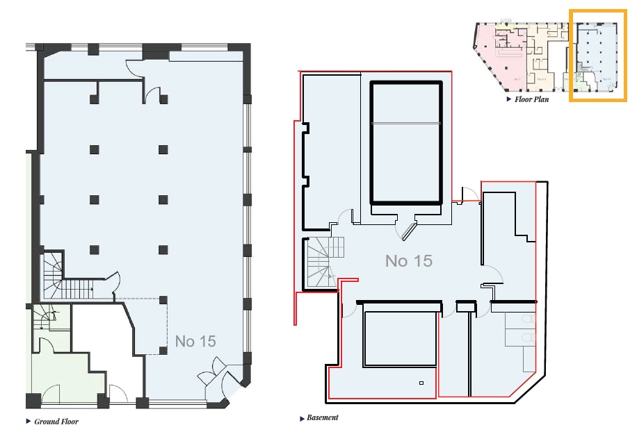 1-15 Oxford Rd, Manchester à louer Plan d’étage– Image 1 sur 1