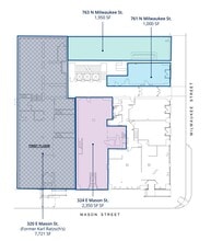 759-763 N Milwaukee St, Milwaukee, WI à louer Plan d’étage– Image 1 sur 4