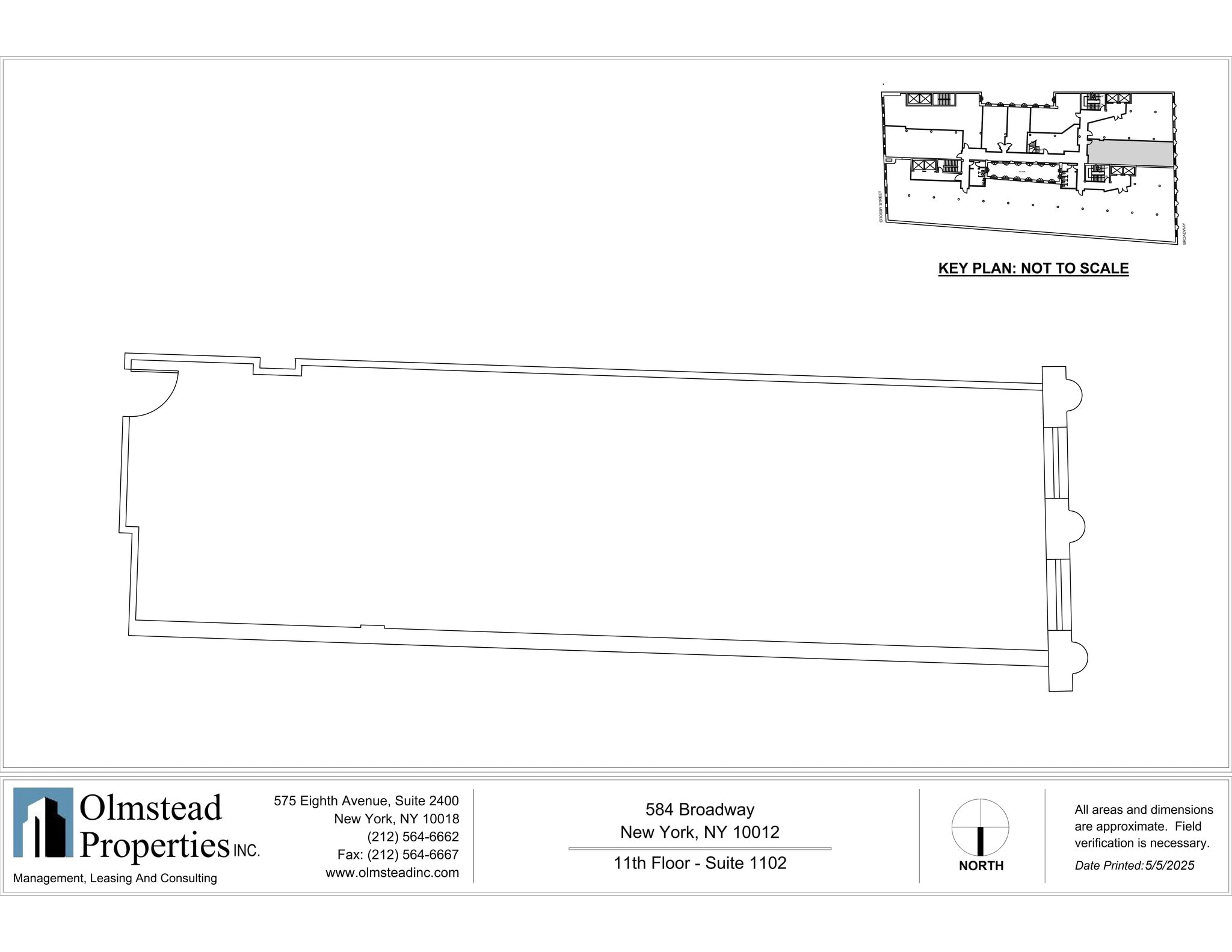 584-590 Broadway, New York, NY à louer Plan de site– Image 1 sur 1