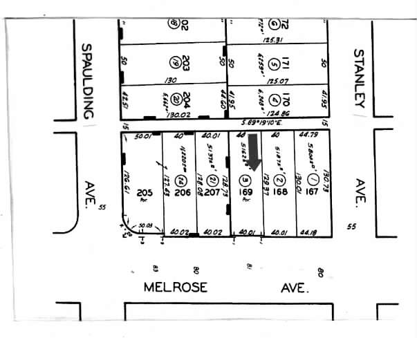 7661-7663 Melrose Ave, Los Angeles, CA à louer - Plan cadastral – Image 2 sur 32