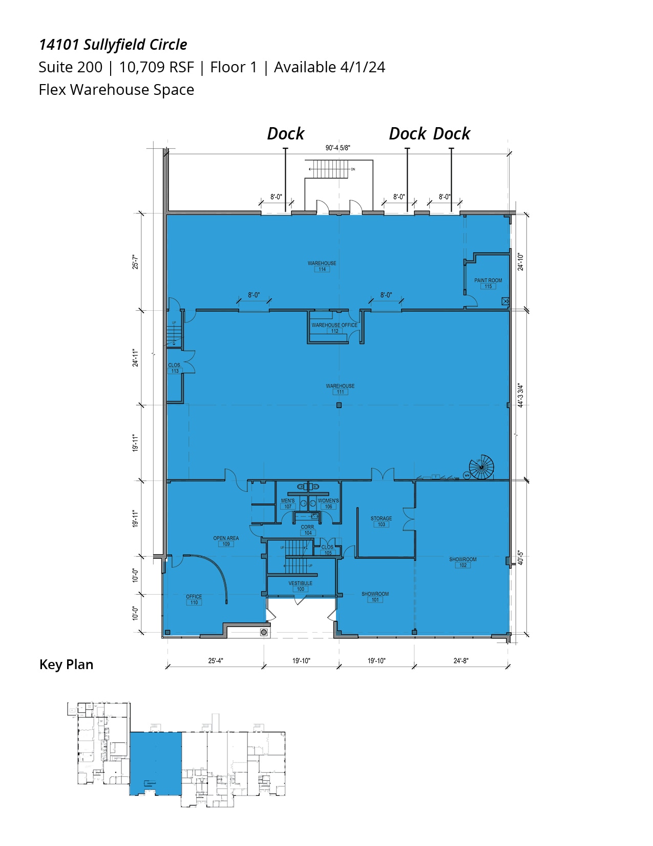 14101 Sullyfield Cir, Chantilly, VA à louer Plan d’étage– Image 1 sur 1