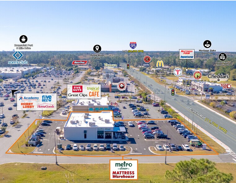 10505 Canal Crossing Rd, Brunswick, GA à vendre - Photo de l’immeuble – Image 3 sur 10