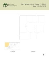 2807 W Busch Blvd, Tampa, FL à louer Plan de site– Image 1 sur 1