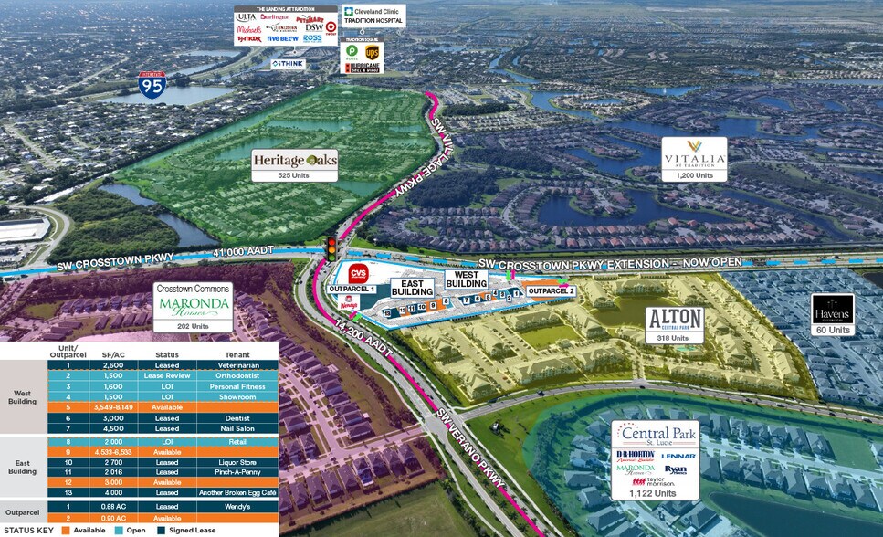 0 Crosstown Pkwy & SW Village Pkwy, Port Saint Lucie, FL à louer - Photo de l’immeuble – Image 2 sur 7
