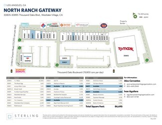 Plus de détails pour 30805-30895 E Thousand Oaks Blvd, Westlake Village, CA - Bureau/Local commercial, Local commercial à louer