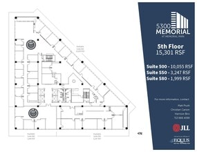 5300 Memorial Dr, Houston, TX à louer Plan d’étage– Image 1 sur 1