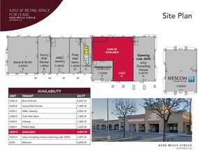 4310-4350 Mills Cir, Ontario, CA à louer Plan d’étage– Image 2 sur 2