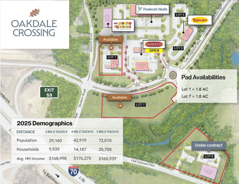 0 Meadow Rd, Frederick, MD à louer - Plan de site – Image 3 sur 4