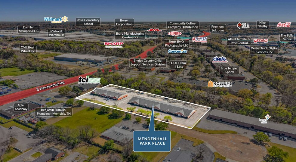 Mendenhall Park Place portefeuille de 2 biens à vendre sur LoopNet.fr - Photo de l’immeuble – Image 3 sur 5